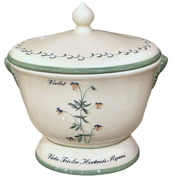 Waverly Covered Container Or Decorative Planter - Picture 2 of 15